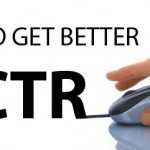 "How to get better CTR" sentence with a hand on a mouse